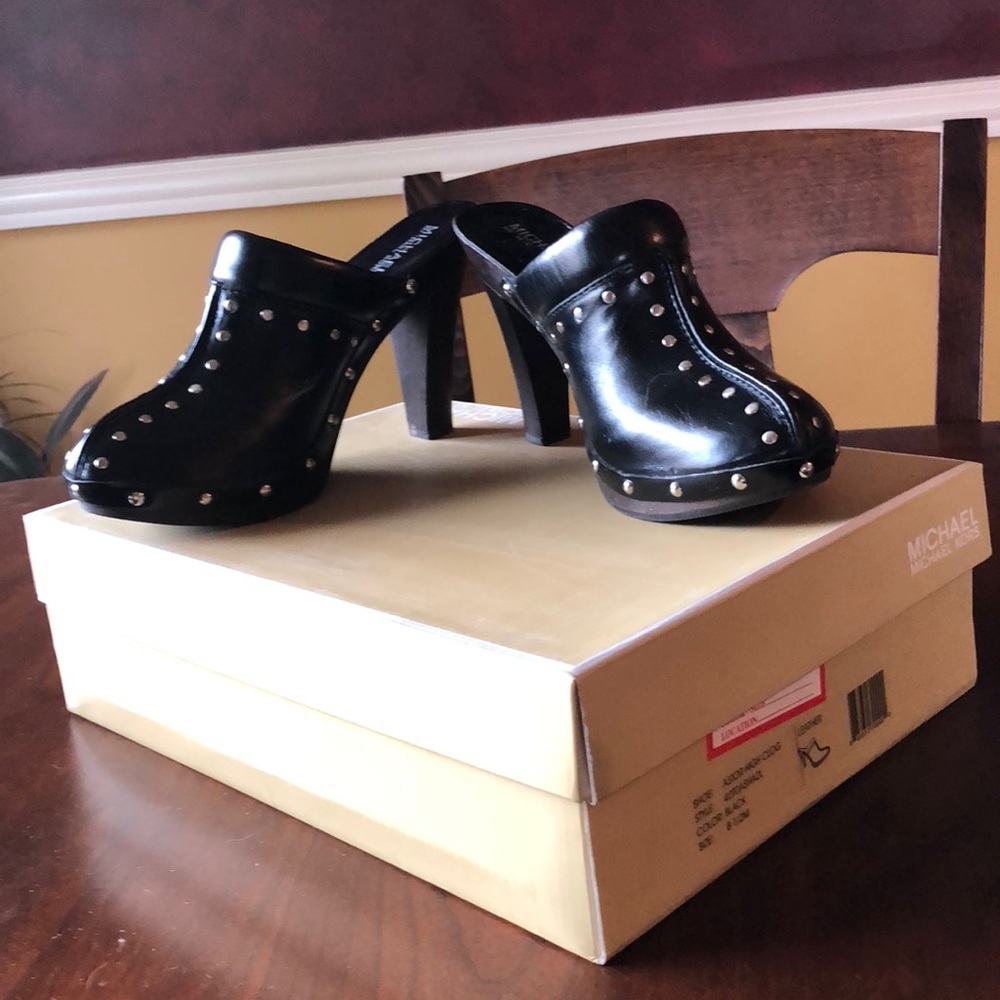 MK Astor High Clogs